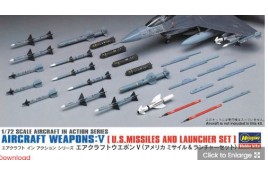 35001 Aircraft Weapons (US Bombs & Rocket Launchers)  1/72